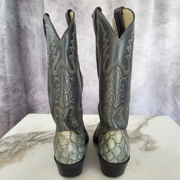 Justin Pre Ban Ant Eater Western Cowboy Boots Men's Size 8.5 D - Picture 8 of 16